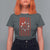 Oglala Lakota Sioux USA Flag Native American T Shirt For Women - Wonder Print Shop