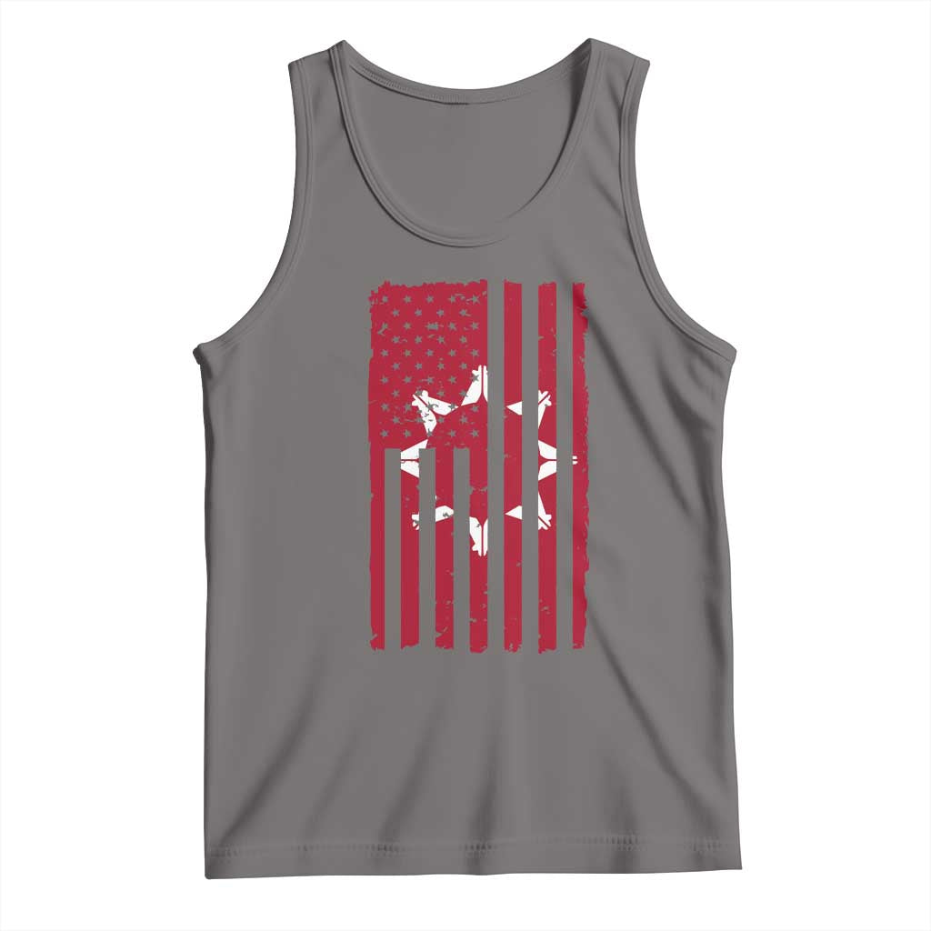 Oglala Lakota Sioux USA Flag Native American Tank Top - Wonder Print Shop