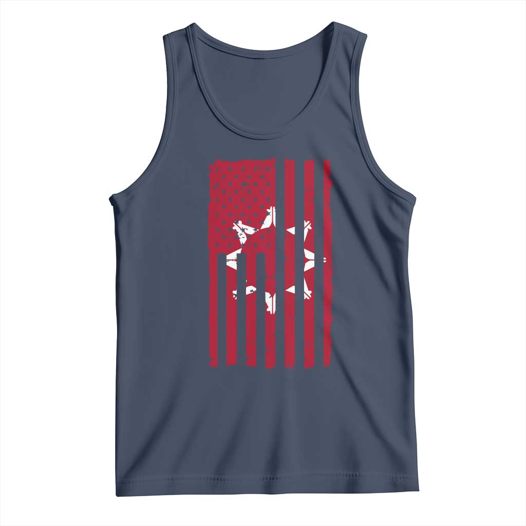 Oglala Lakota Sioux USA Flag Native American Tank Top - Wonder Print Shop