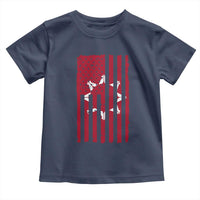 Oglala Lakota Sioux USA Flag Native American Toddler T Shirt - Wonder Print Shop