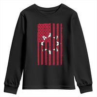 Oglala Lakota Sioux USA Flag Native American Youth Sweatshirt - Wonder Print Shop