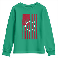 Oglala Lakota Sioux USA Flag Native American Youth Sweatshirt - Wonder Print Shop