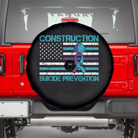 Construction Suicide Prevention Awareness Spare Tire Cover Mental Health American Flag