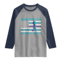 Construction Suicide Prevention Awareness Raglan Shirt Mental Health American Flag