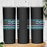 Construction Suicide Prevention Awareness Skinny Tumbler Mental Health American Flag