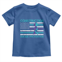 Construction Suicide Prevention Awareness Toddler T Shirt Mental Health American Flag
