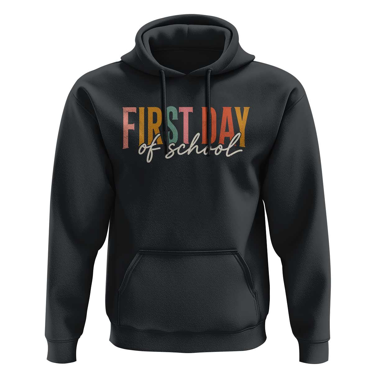 First Day of School Teacher Student Hoodie Funny Back to School Retro