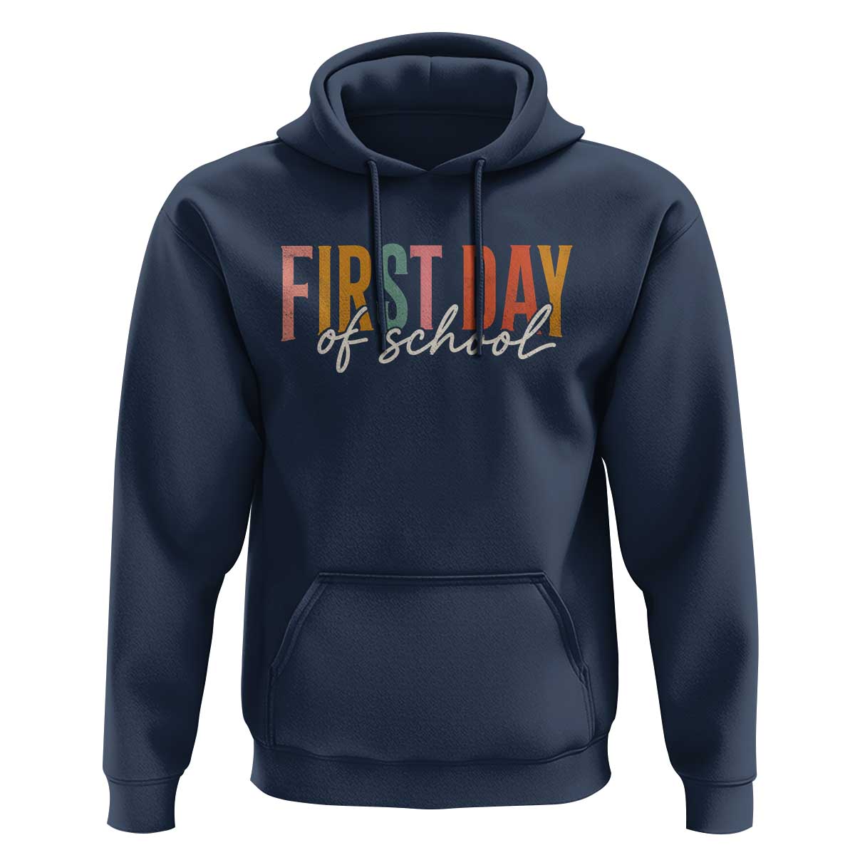 First Day of School Teacher Student Hoodie Funny Back to School Retro