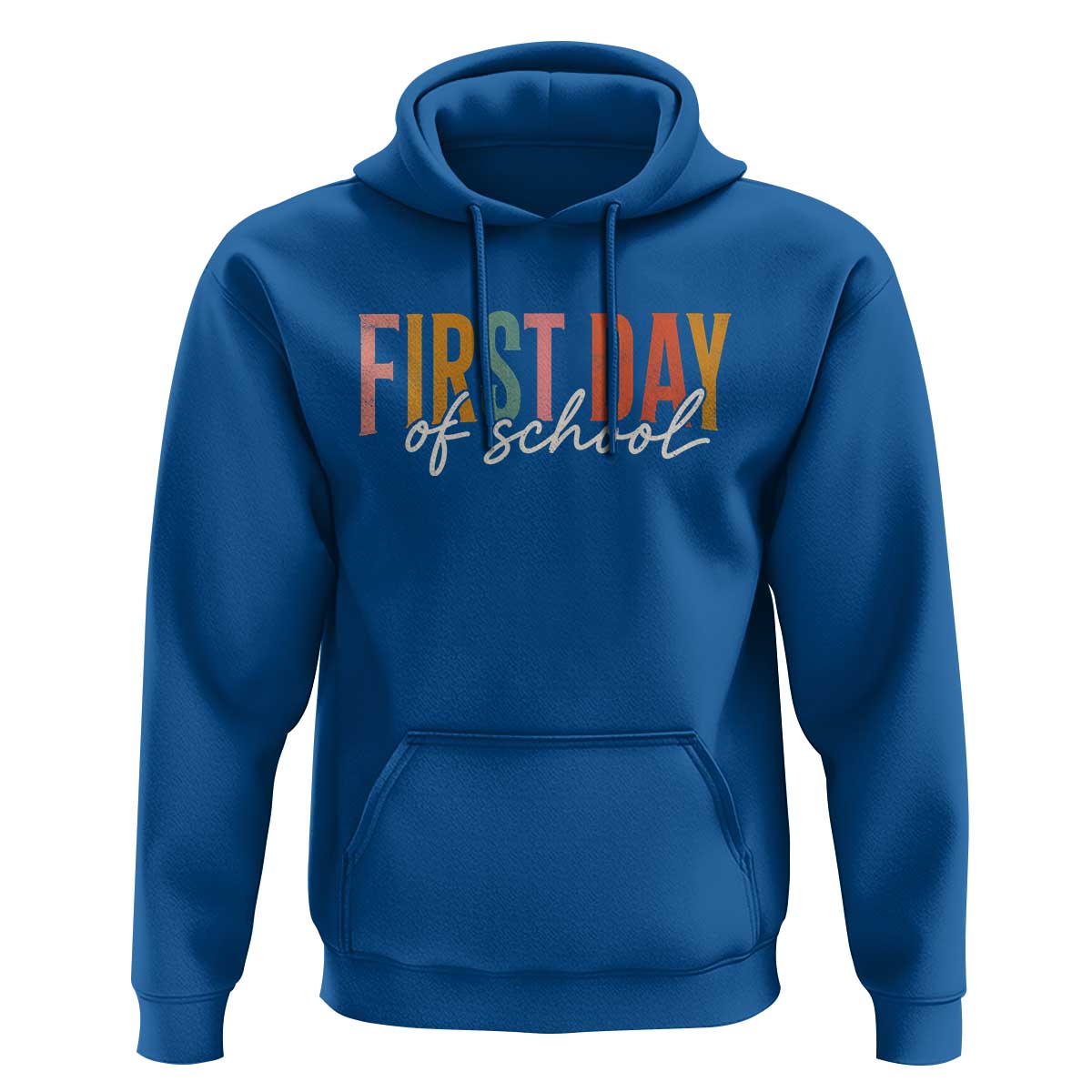 First Day of School Teacher Student Hoodie Funny Back to School Retro