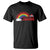 Tim Walz T Shirt Never Underestimate A Public School Teacher Rainbow Apple Book - Wonder Print Shop