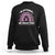 Breast Cancer Awareness Sweatshirt In October We Wear Pink Rainbow Heart Ribbon - Wonder Print Shop