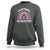 Breast Cancer Awareness Sweatshirt In October We Wear Pink Rainbow Heart Ribbon - Wonder Print Shop