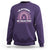 Breast Cancer Awareness Sweatshirt In October We Wear Pink Rainbow Heart Ribbon - Wonder Print Shop
