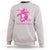 Breast Cancer Awareness Sweatshirt In October We Wear Pink Halloween Witch - Wonder Print Shop