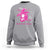 Breast Cancer Awareness Sweatshirt In October We Wear Pink Halloween Witch - Wonder Print Shop