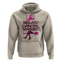 Breast Cancer Warrior Witch Hoodie Hat Shoes Broom Pink Ribbon Witchy Vibe - Wonder Print Shop