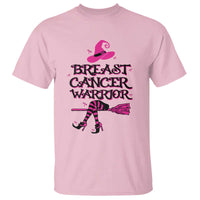 Breast Cancer Warrior Witch T Shirt Hat Shoes Broom Pink Ribbon Witchy Vibe - Wonder Print Shop