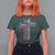 Breast Cancer Awareness T Shirt For Women I Can Do All Things Through Christ Who Strengthens Me Pink Ribbon - Wonder Print Shop