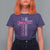 Breast Cancer Awareness T Shirt For Women I Can Do All Things Through Christ Who Strengthens Me Pink Ribbon - Wonder Print Shop