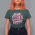 Breast Cancer Awareness T Shirt For Women It Came We Fought I Won Boxing Gloves Pink Ribbon Flowers Leopard - Wonder Print Shop