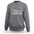 Breast Cancer Awareness Sweatshirt Fuck Cancer Pink Ribbon Skeleton Hand Butterfly - Wonder Print Shop