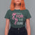 Breast Cancer Awareness T Shirt For Women Walking For The Cure Pink Ribbon Footprints - Wonder Print Shop