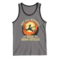 Funny Lesbian Witch Halloween Tank Top Not All Witches Ride Broomsticks - Wonder Print Shop