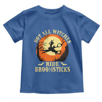 Funny Lesbian Witch Halloween Toddler T Shirt Not All Witches Ride Broomsticks - Wonder Print Shop