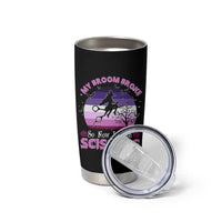 Funny Lesbian Witch Halloween Tumbler Cup My Broom Broke So Now I Ride Scissors - Wonder Print Shop