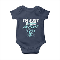 Funny Adulthood Saying Baby Onesie Rock N Roll Lover - Wonder Print Shop