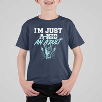 Funny Rock N Roll Lover T Shirt For Kid I Am Just A Kid Adulthood Saying - Wonder Print Shop