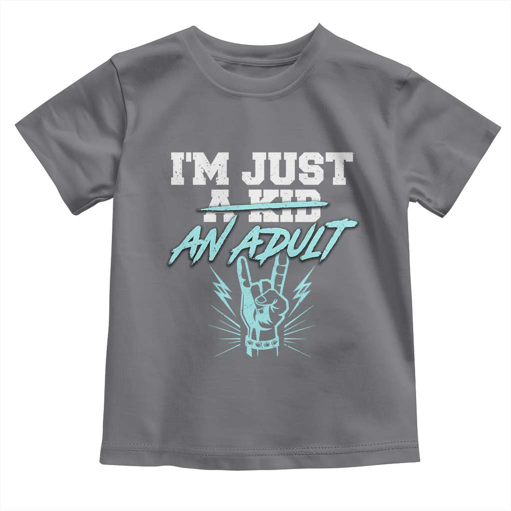 Funny Adulthood Saying Toddler T Shirt Rock N Roll Lover - Wonder Print Shop