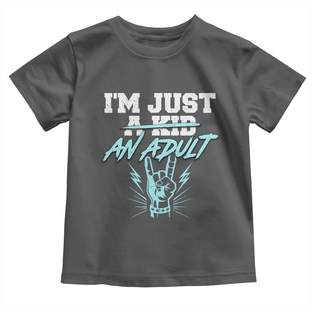 Funny Adulthood Saying Toddler T Shirt Rock N Roll Lover - Wonder Print Shop