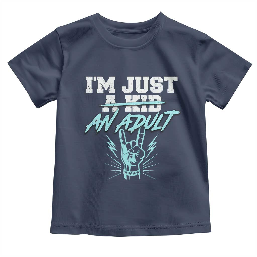 Funny Adulthood Saying Toddler T Shirt Rock N Roll Lover - Wonder Print Shop