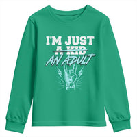 Funny Adulthood Saying Youth Sweatshirt Rock N Roll Lover - Wonder Print Shop