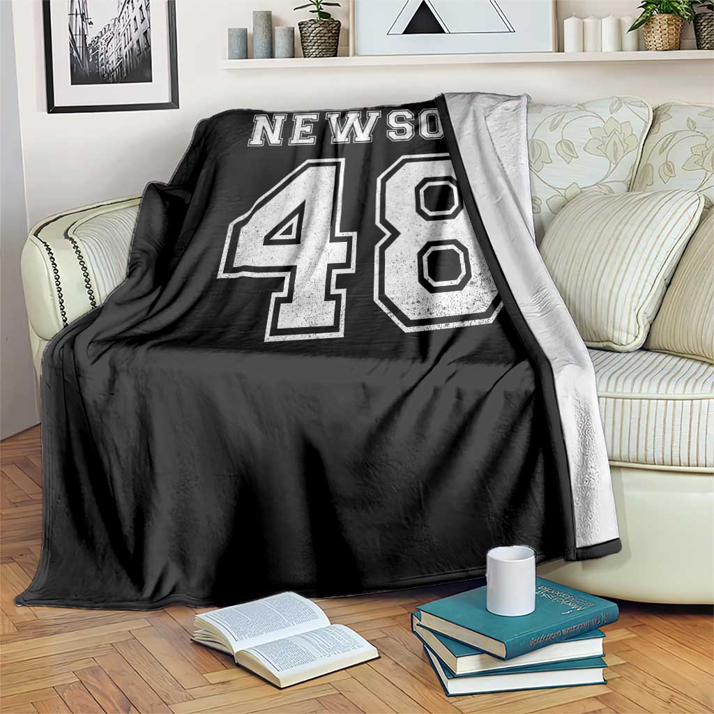 Newsom 48 Throw Blanket Gavin Newsom 2028 Presidential Election Campaign - Wonder Print Shop