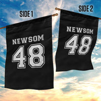 Newsom 48 Garden Flag Gavin Newsom 2028 Presidential Election Campaign - Wonder Print Shop
