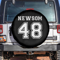Newsom 48 Spare Tire Cover Gavin Newsom 2028 Presidential Election Campaign - Wonder Print Shop