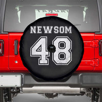 Newsom 48 Spare Tire Cover Gavin Newsom 2028 Presidential Election Campaign - Wonder Print Shop