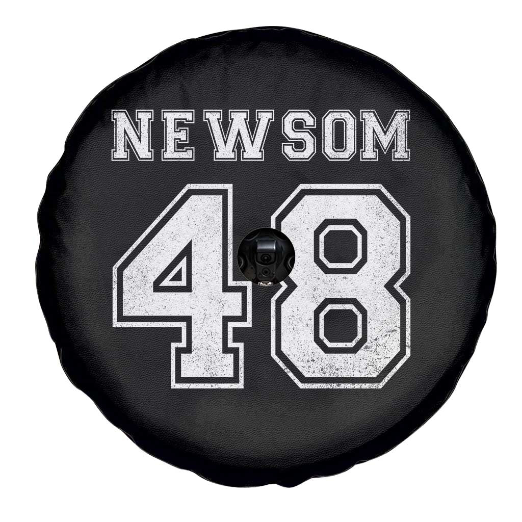 Newsom 48 Spare Tire Cover Gavin Newsom 2028 Presidential Election Campaign - Wonder Print Shop
