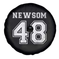 Newsom 48 Spare Tire Cover Gavin Newsom 2028 Presidential Election Campaign - Wonder Print Shop