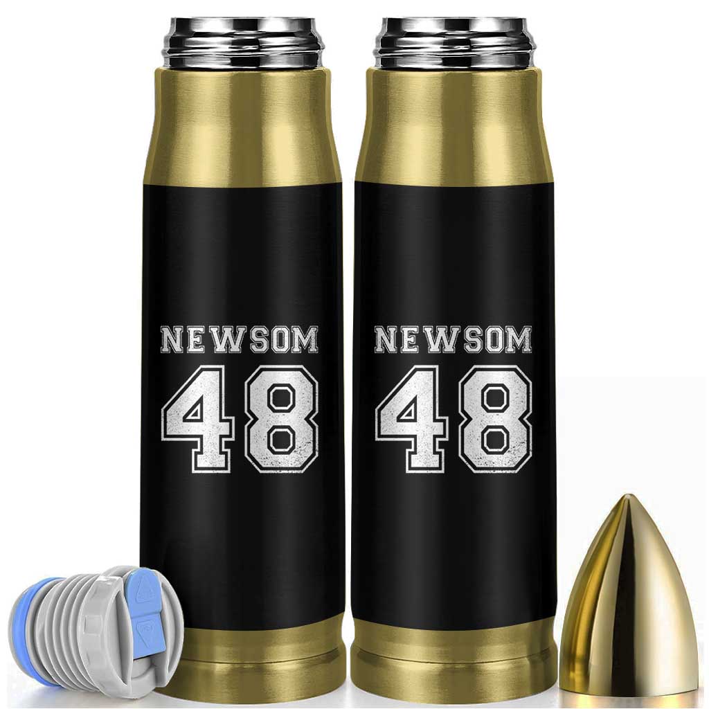 Newsom 48 Bullet Tumbler Gavin Newsom 2028 Presidential Election Campaign - Wonder Print Shop