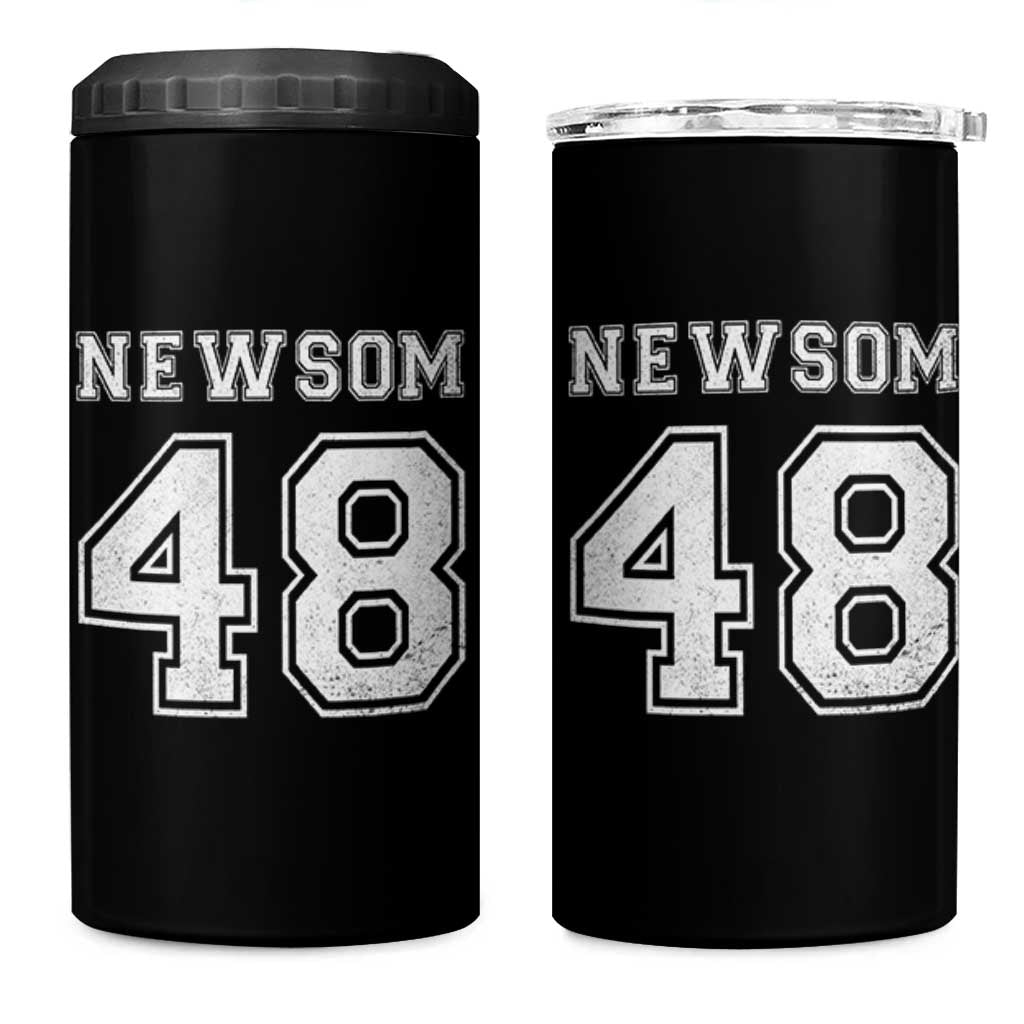 Newsom 48 4 in 1 Can Cooler Tumbler Gavin Newsom 2028 Presidential Election Campaign - Wonder Print Shop