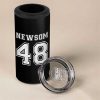 Newsom 48 4 in 1 Can Cooler Tumbler Gavin Newsom 2028 Presidential Election Campaign - Wonder Print Shop