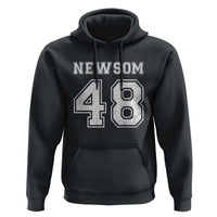 Newsom 48 Hoodie Gavin Newsom 2028 Presidential Election Campaign - Wonder Print Shop