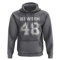 Newsom 48 Hoodie Gavin Newsom 2028 Presidential Election Campaign - Wonder Print Shop