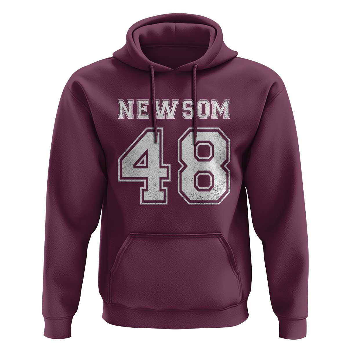 Newsom 48 Hoodie Gavin Newsom 2028 Presidential Election Campaign - Wonder Print Shop