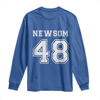 Newsom 48 Long Sleeve Shirt Gavin Newsom 2028 Presidential Election Campaign - Wonder Print Shop