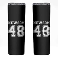 Newsom 48 Skinny Tumbler Gavin Newsom 2028 Presidential Election Campaign - Wonder Print Shop