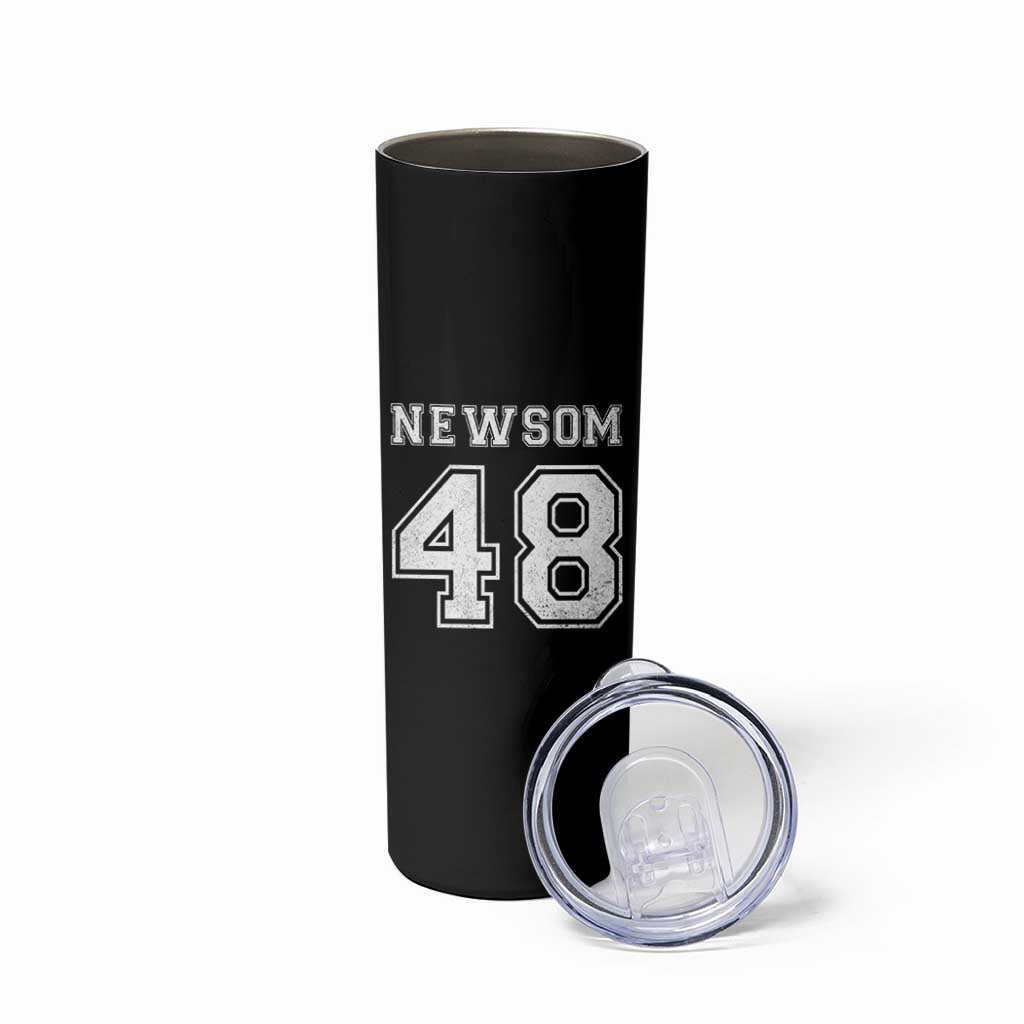 Newsom 48 Skinny Tumbler Gavin Newsom 2028 Presidential Election Campaign - Wonder Print Shop